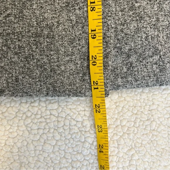 Dressbarn Womens Size M, Gray Mandarin Collar Career Button Up Jacket - Picture 11 of 14